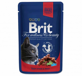 Brit Premium Pouch Sığır Etli ve Bezelyeli 100 gr Kedi Maması kullananlar yorumlar